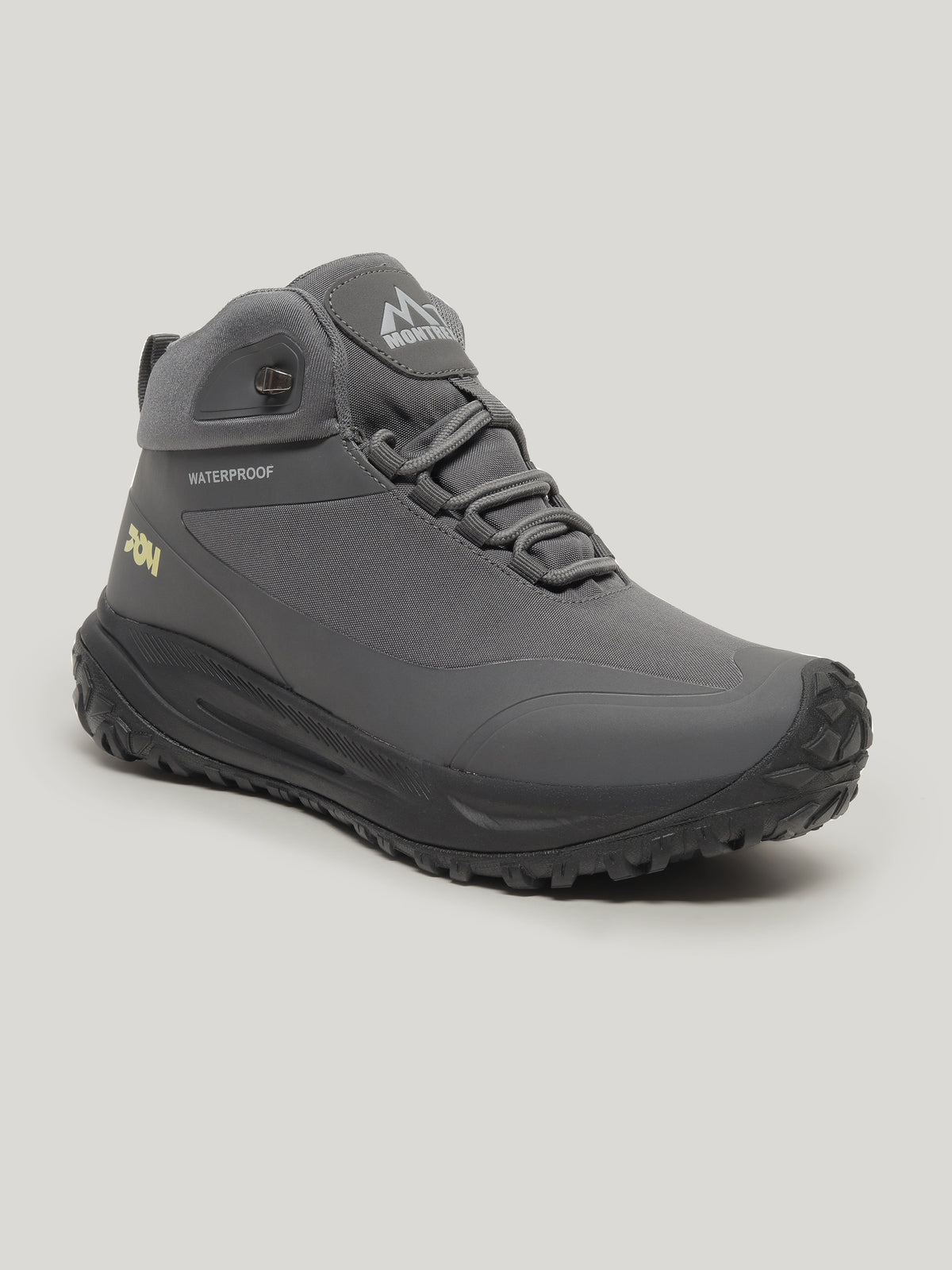 JMM003 - Men's Lace Up High Cut Boots Dark Grey