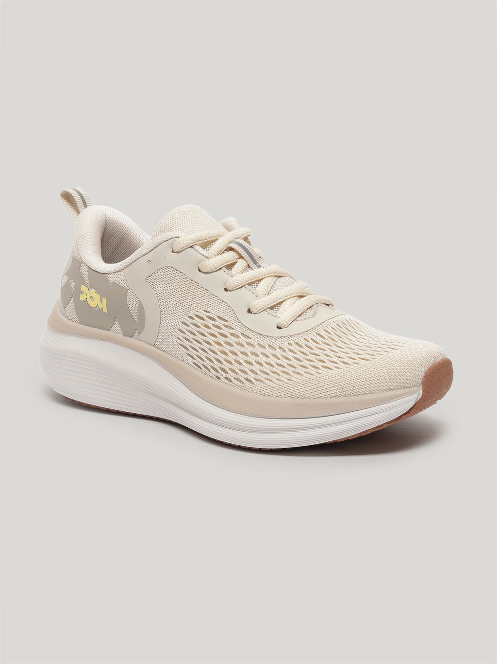 JW093 - Women's Lace Up Shoes Nude