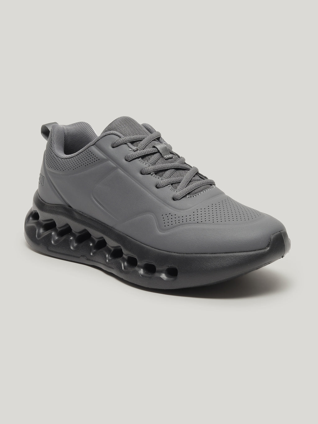 JM093 - Men's Lace Up Shoes Dark Grey