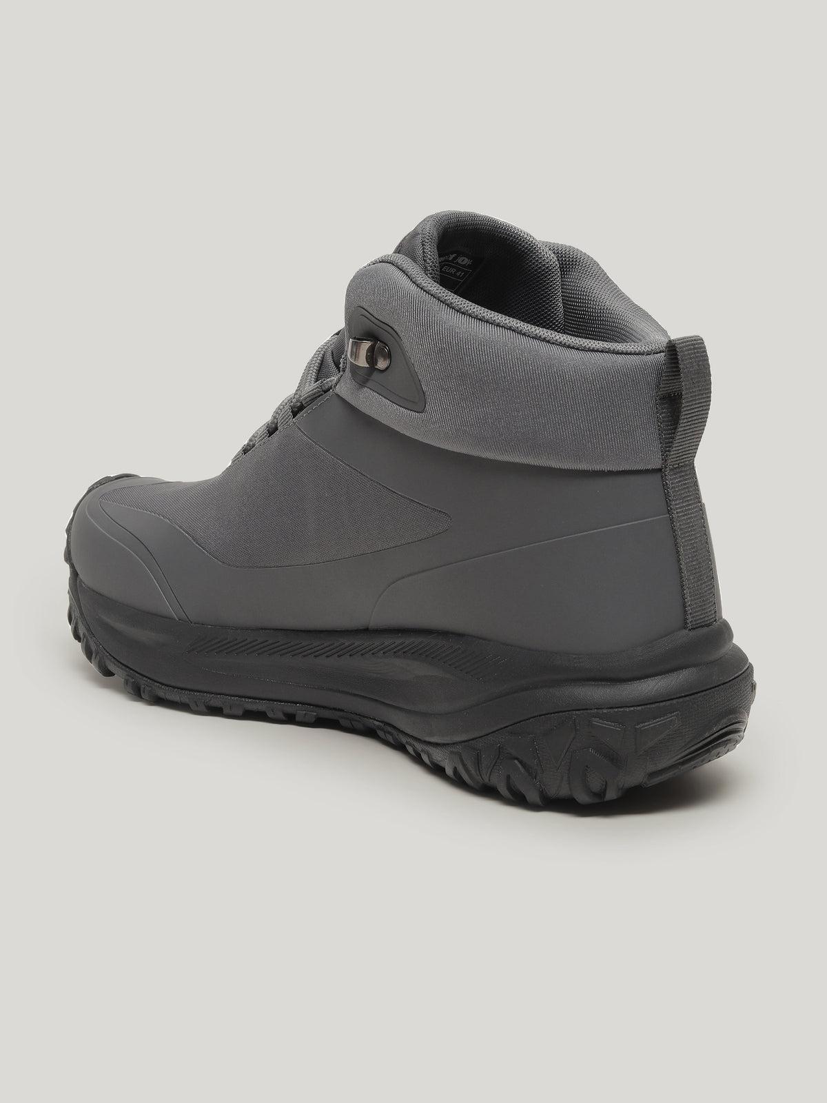 JMM003 - Men's Lace Up High Cut Boots Dark Grey