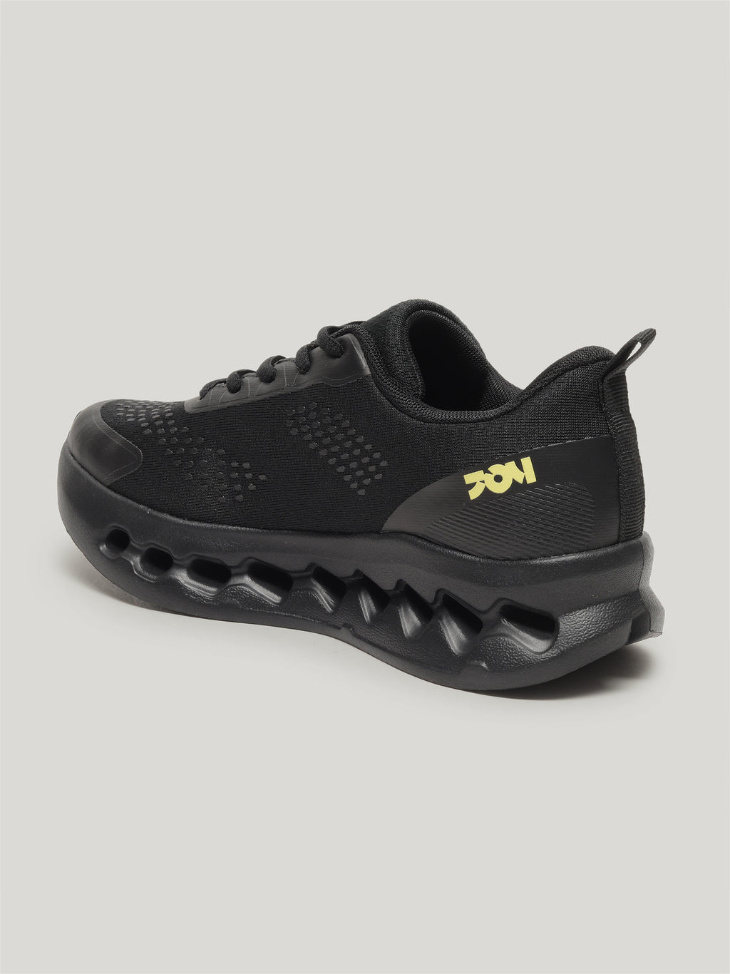 JW092 - Women's Lace Up Shoes Full Black