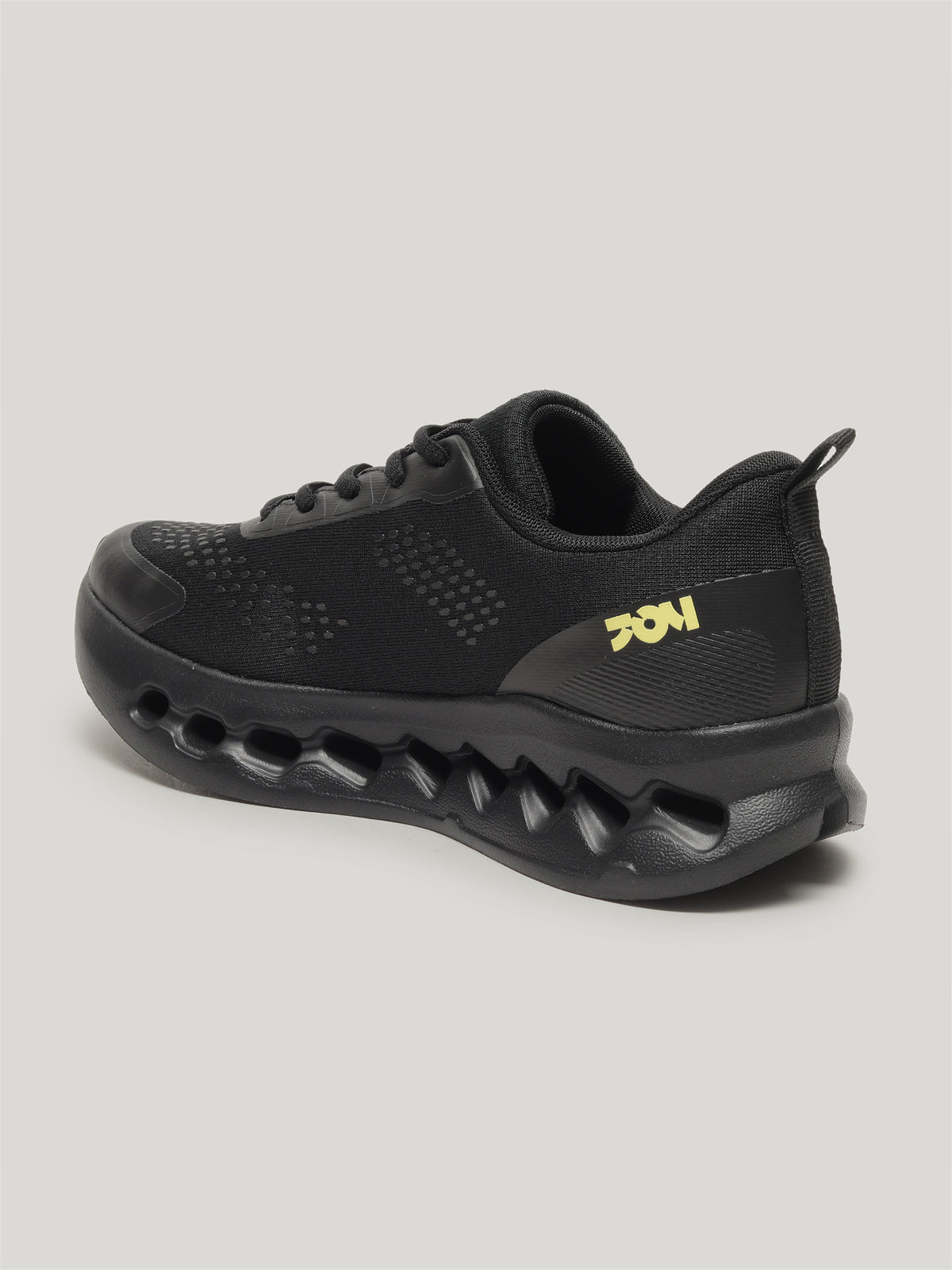 JW092 - Women's Lace Up Shoes Full Black