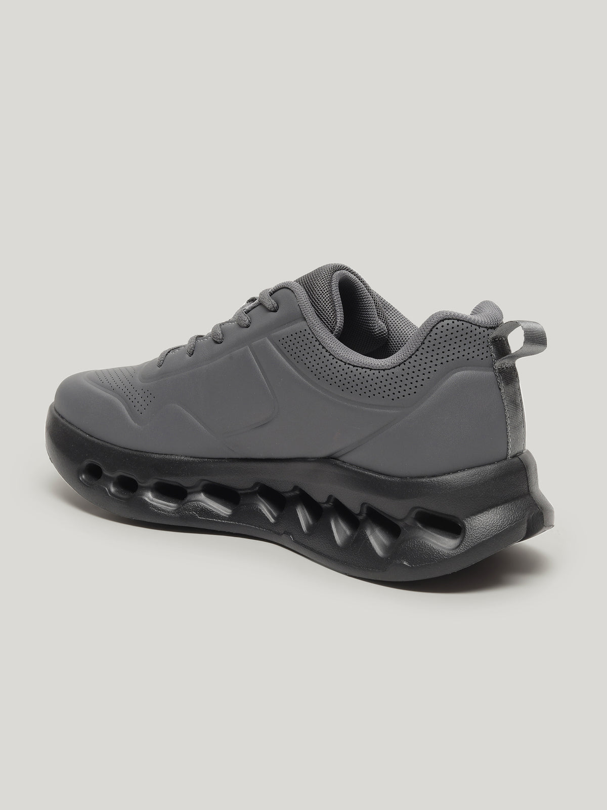 JM093 - Men's Lace Up Shoes Dark Grey