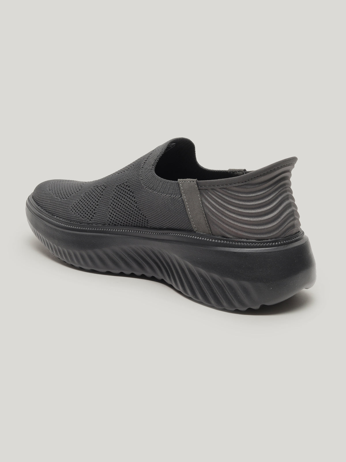 JM112 - Men's Slip-In Shoes Charcoal