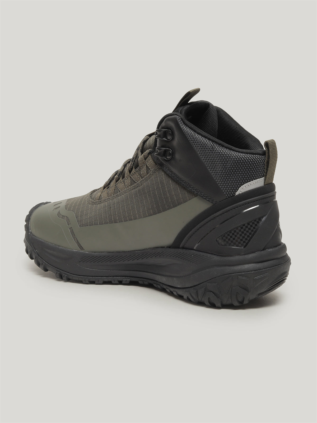 JMM004 - Men's Lace Up High Cut Boots Olive