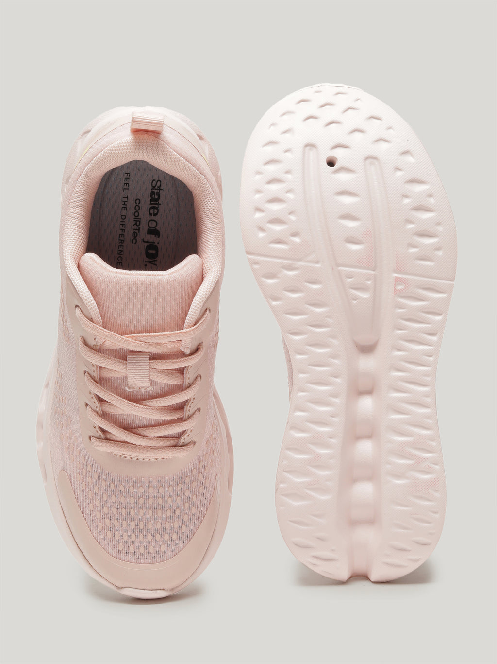 JW092 - Women's Lace Up Shoes Pink