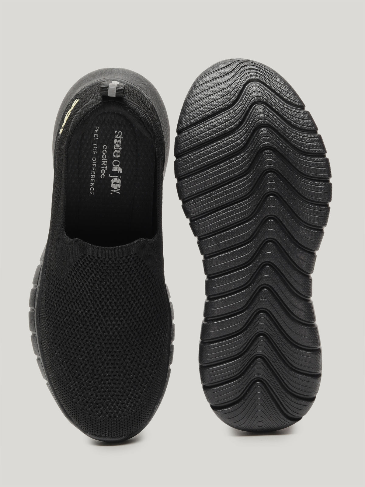 JW099 - Women's Slip On Shoes Black