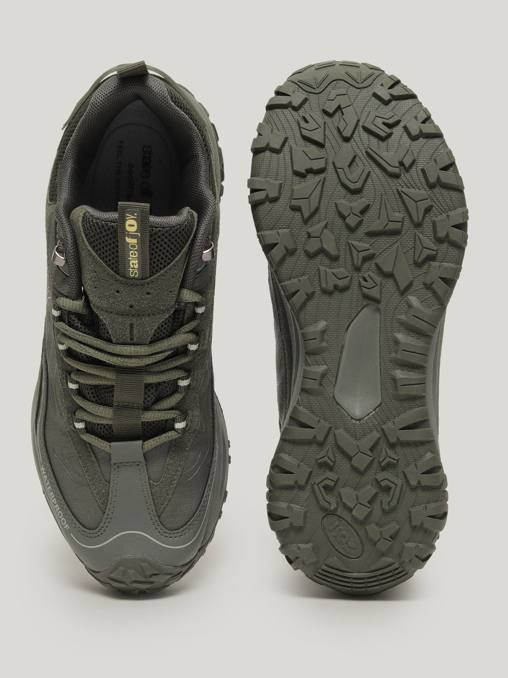 JMM002 - Men's Lace Up Shoes Olive