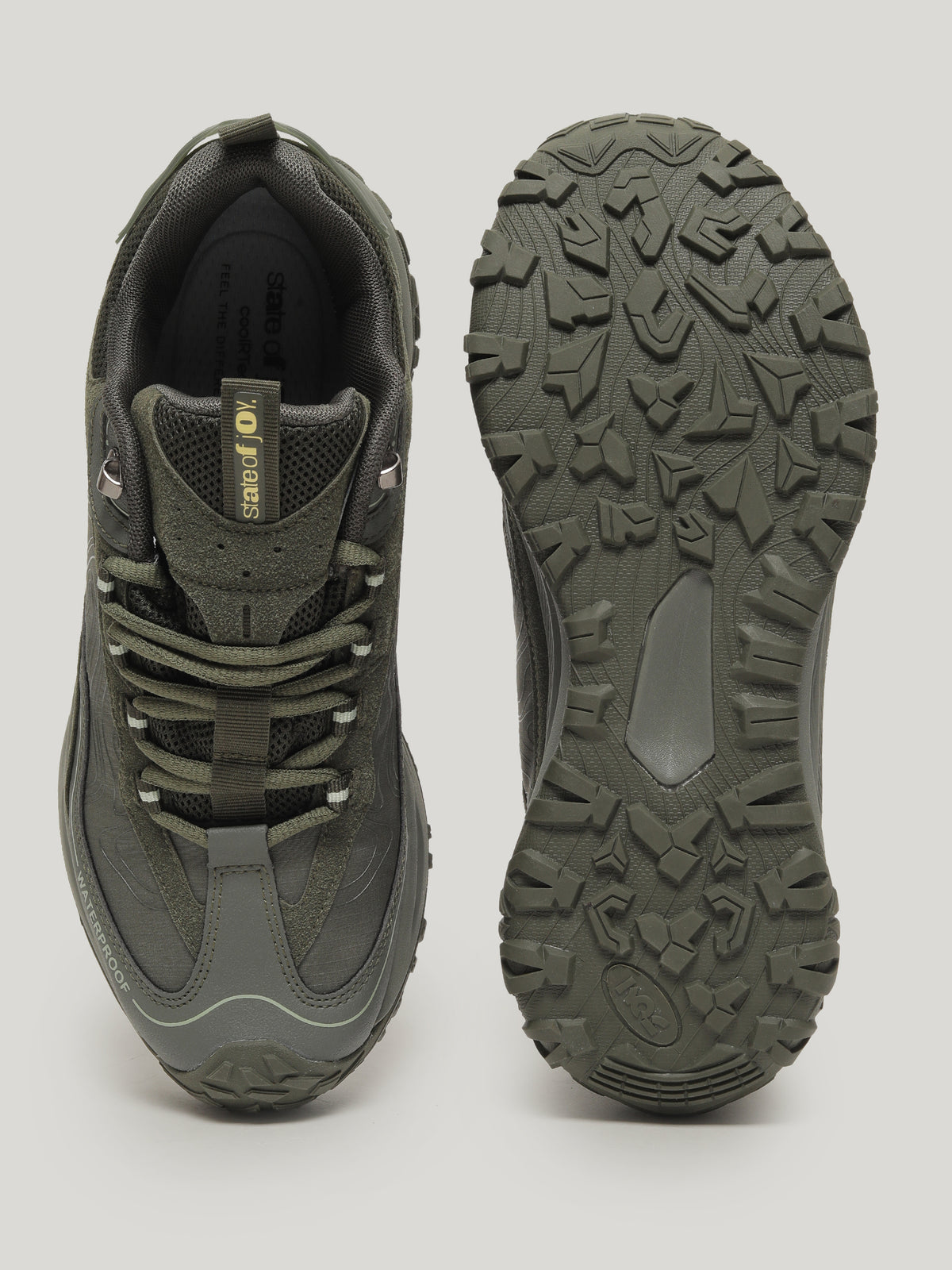 JMM002 - Men's Lace Up Shoes Olive