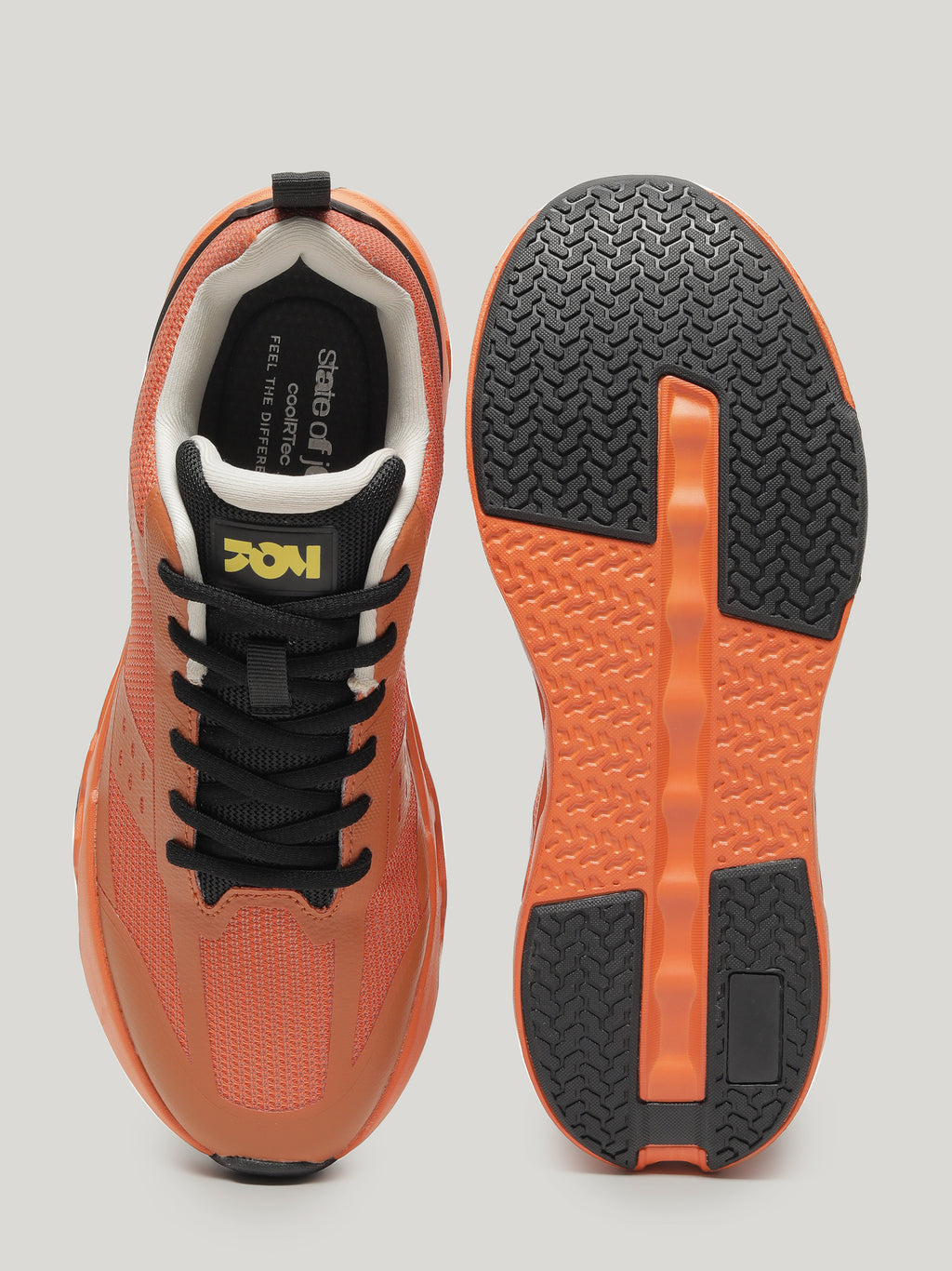 JM092 - Men's Lace Up Shoes Rust Orange