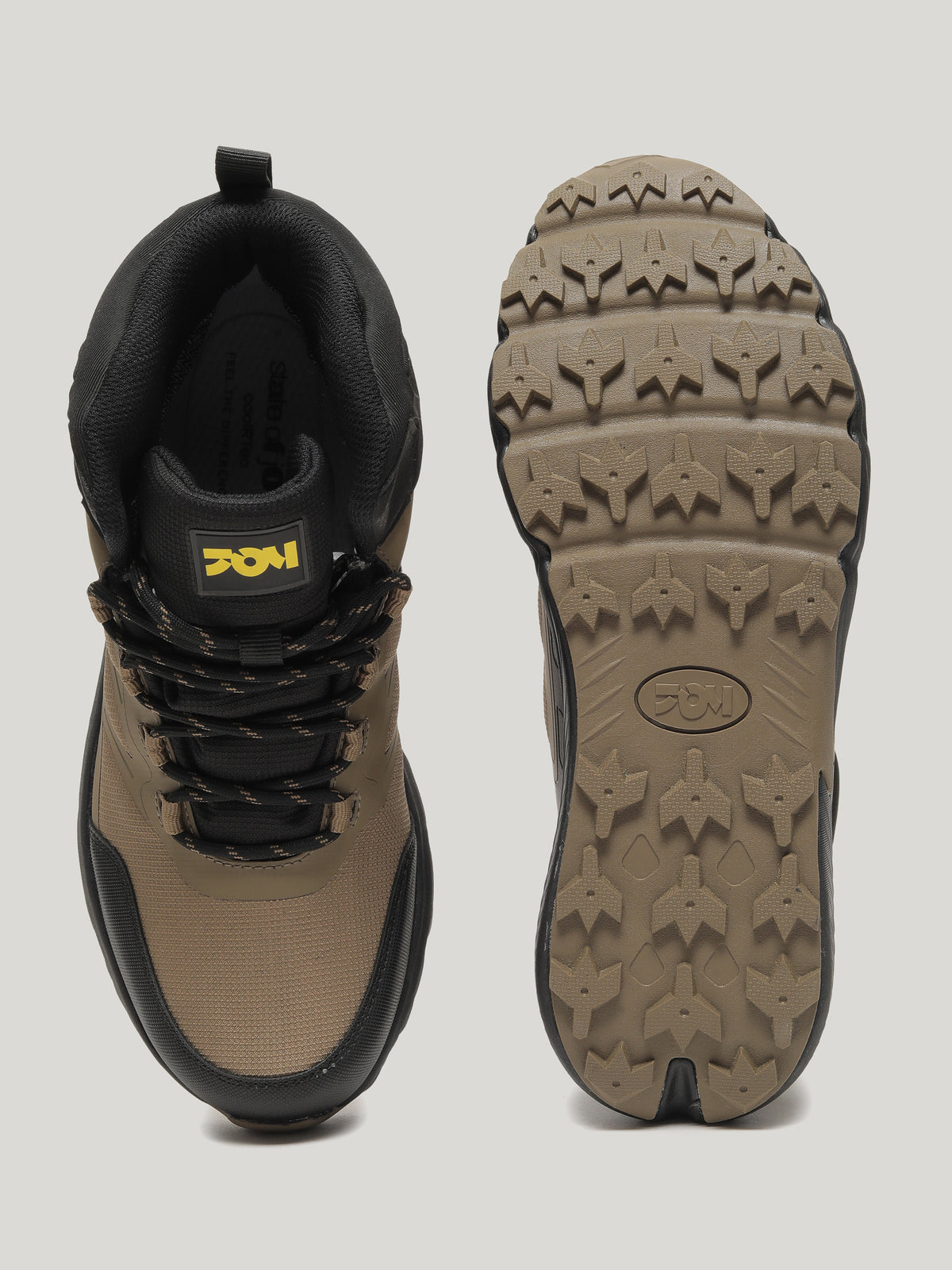 JMM006 - Men's Lace Up High Cut Boots Sand