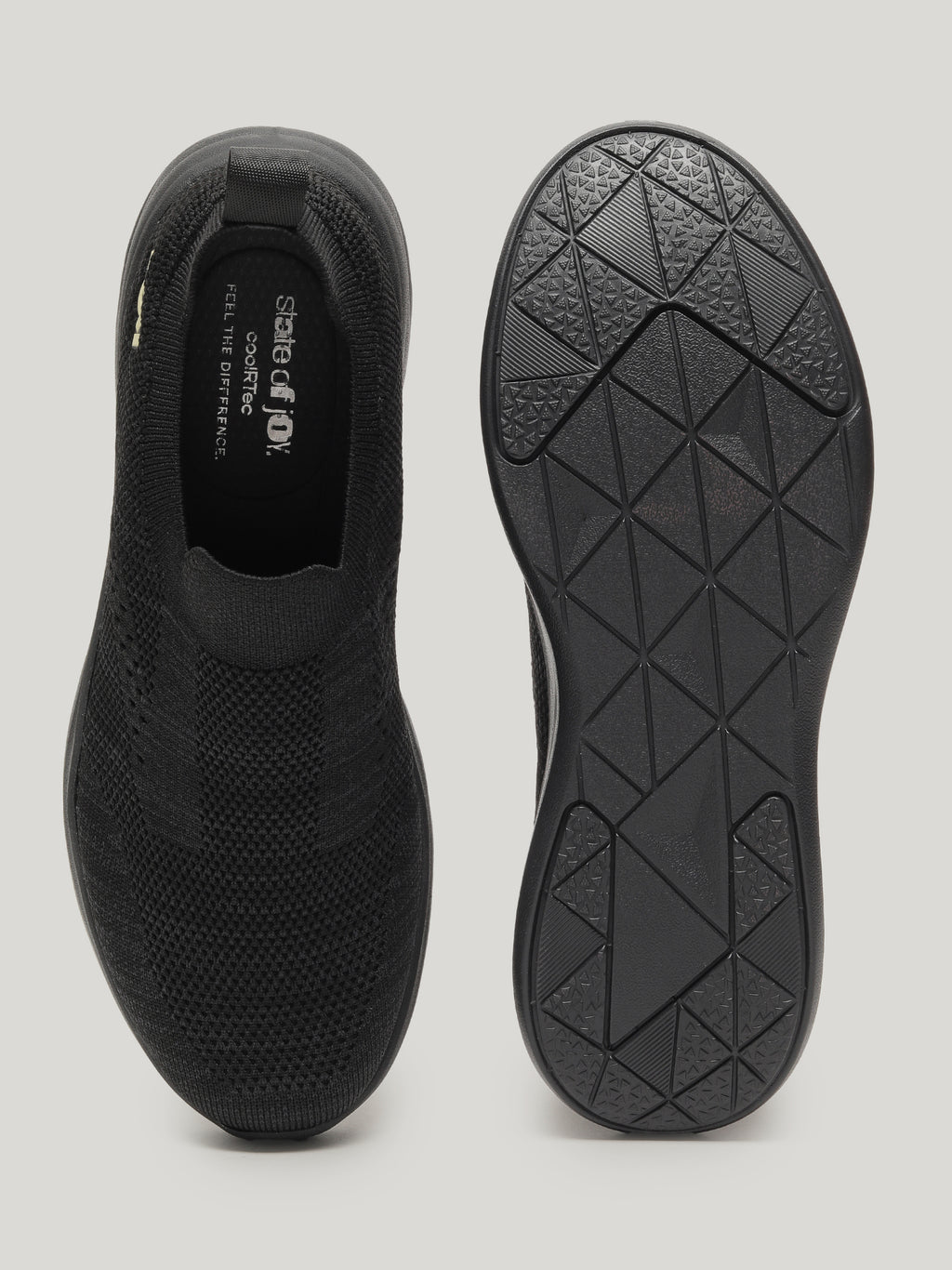 JM107 - Men's Slip On Shoes Black