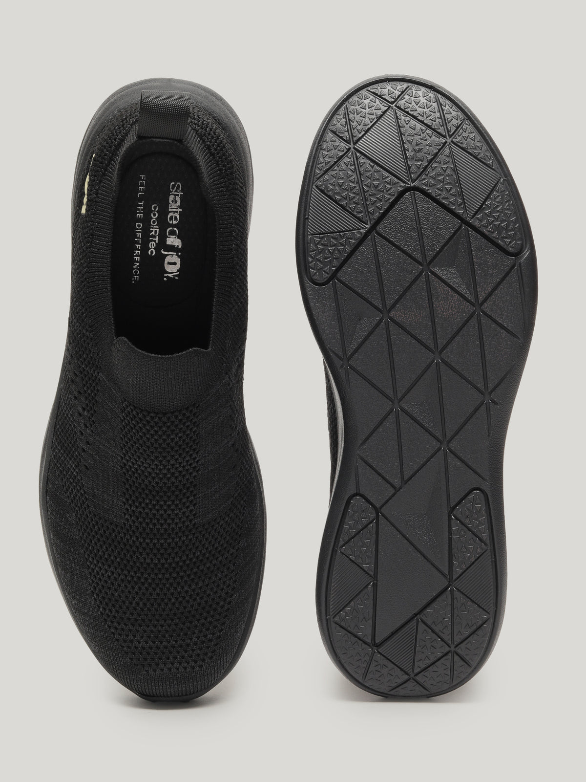 JM107 - Men's Slip On Shoes Black