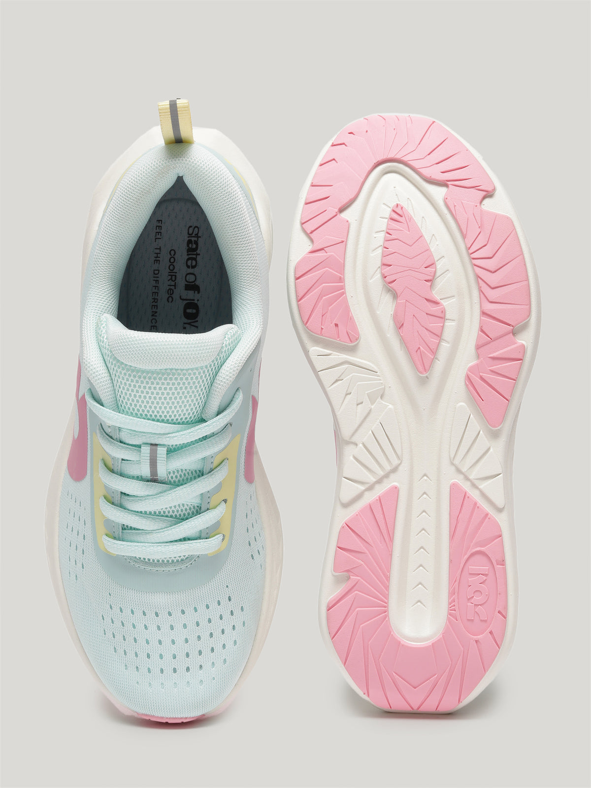 JW094 - Women's Lace Up Shoes Jelly Mint