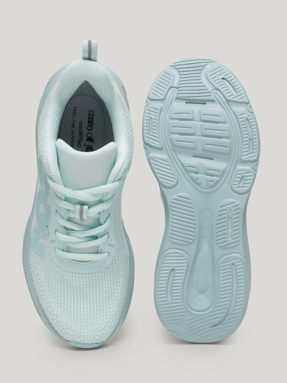 JW095 - Women's Lace Up Shoes Pastel Jelly Mint