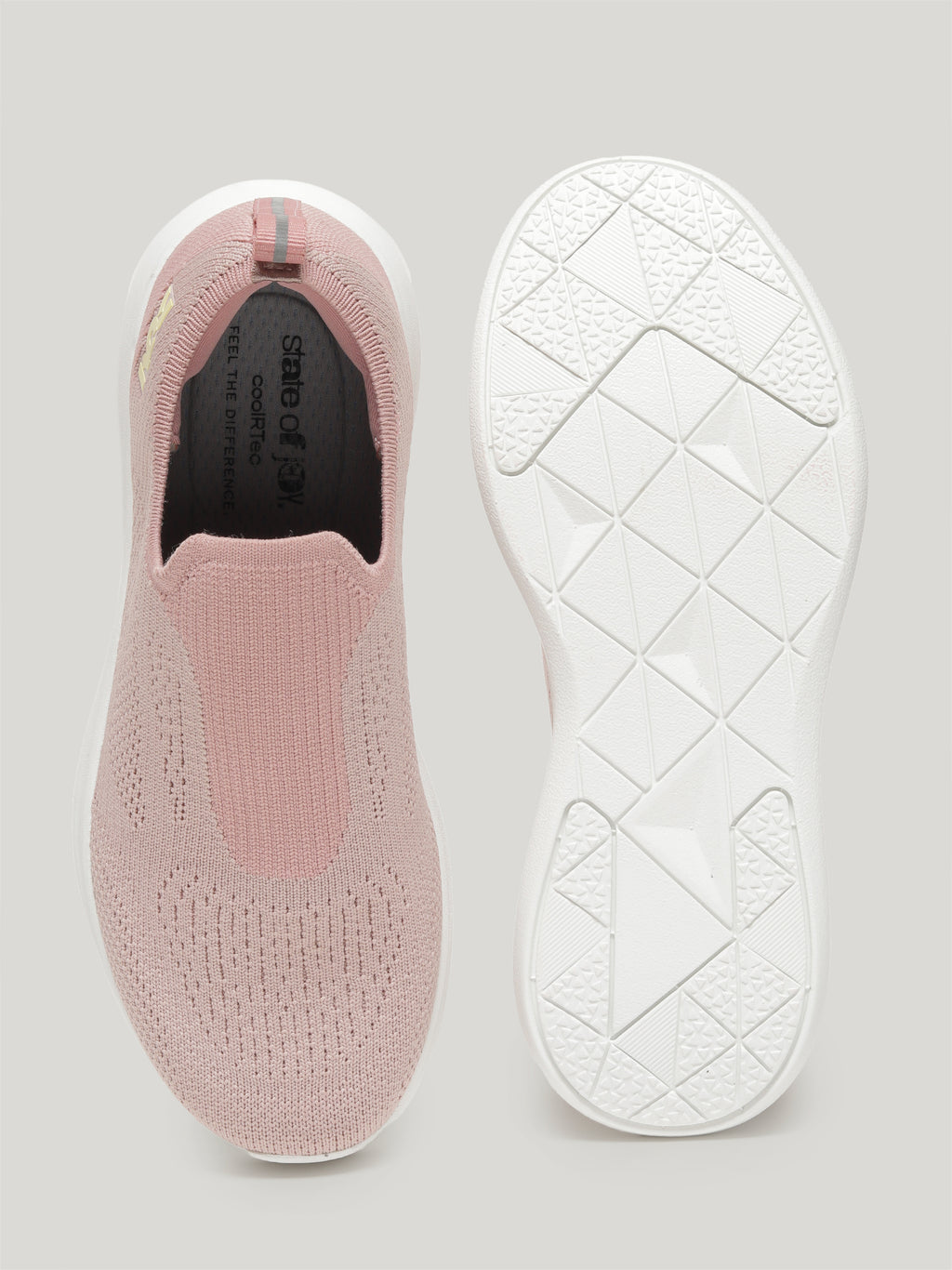 JW104 - Women's Slip On Shoes Coral Pink