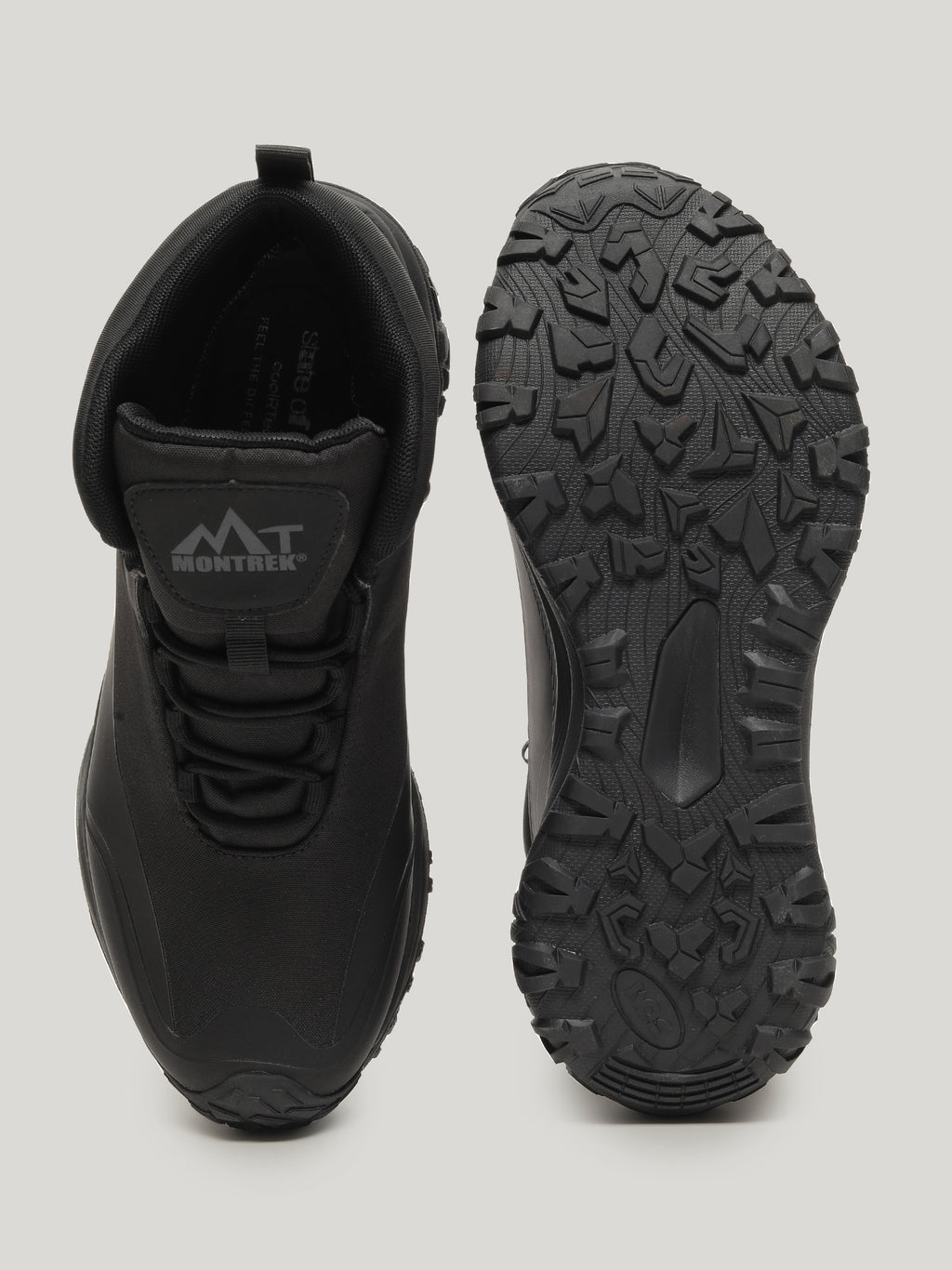 JMM003 - Men's Lace Up High Cut Boots Black