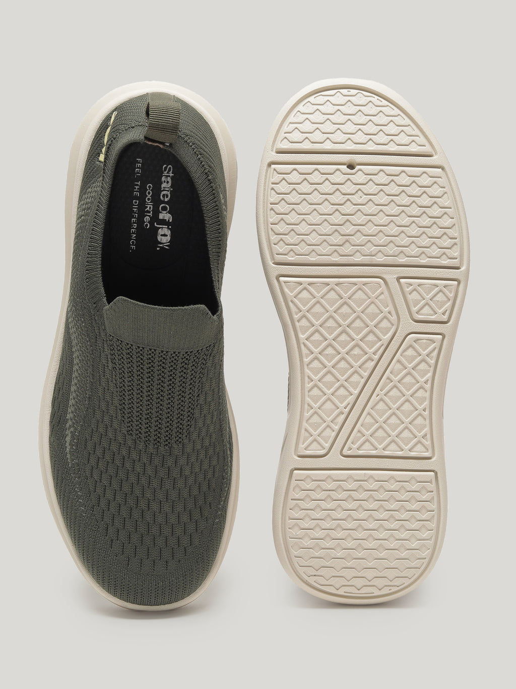 JM111 - Men's Slip On Shoes Olive