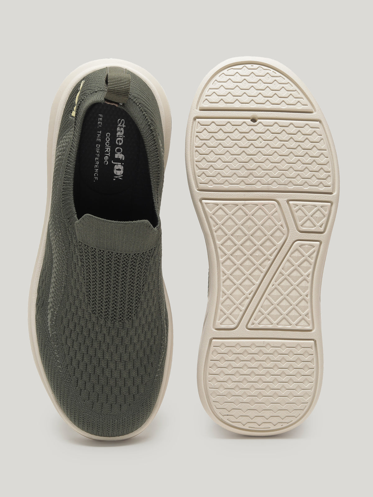JM111 - Men's Slip On Shoes Olive
