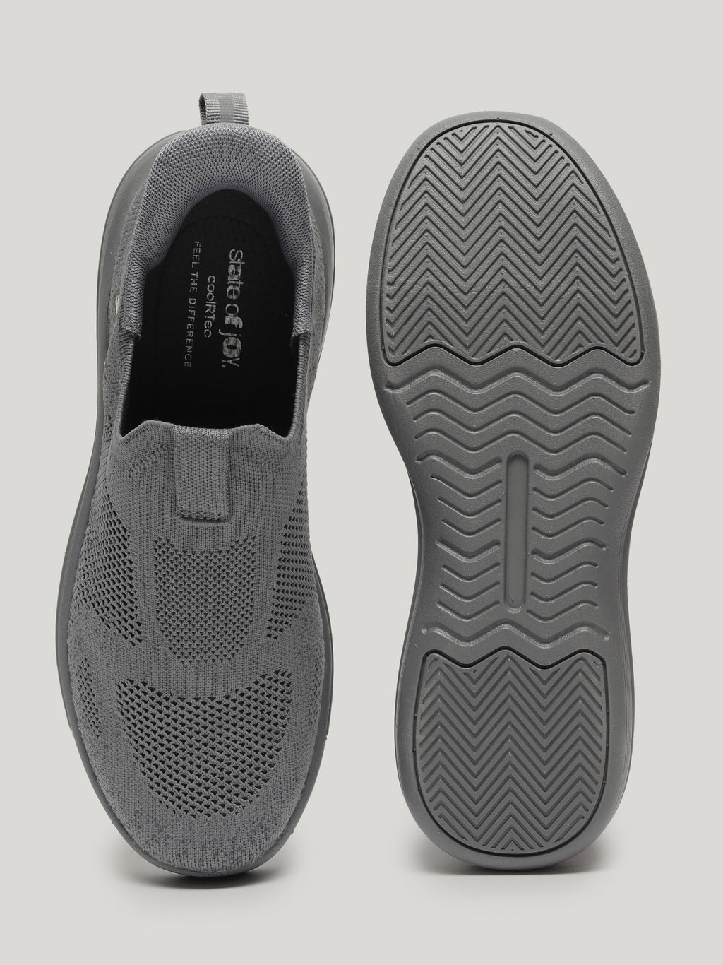 JM108 - Men's Slip On Shoes Grey