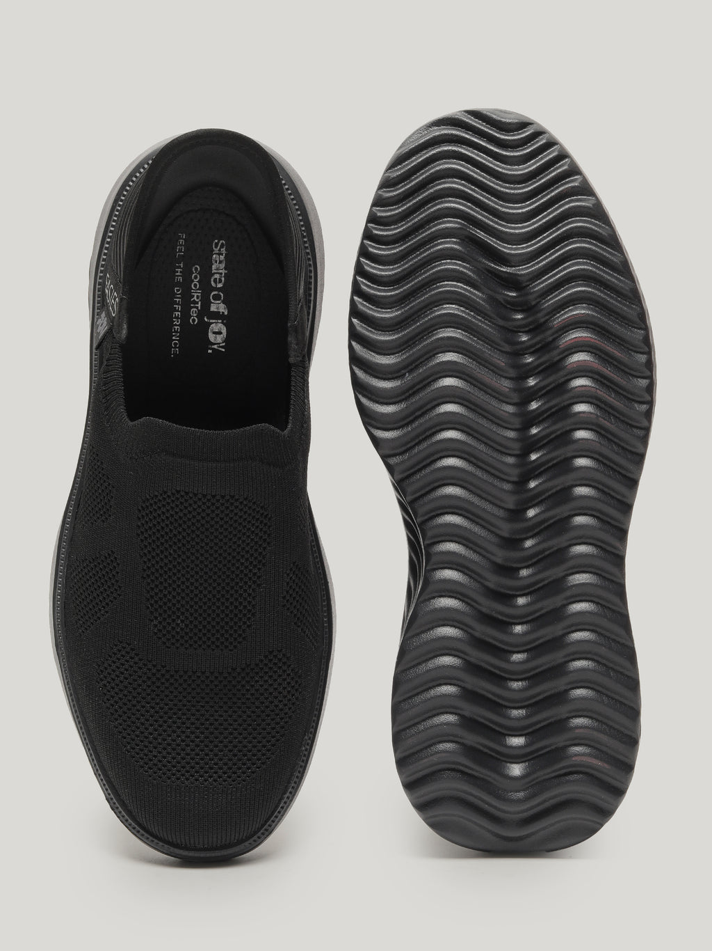 JM112 - Men's Slip-In Shoes Black