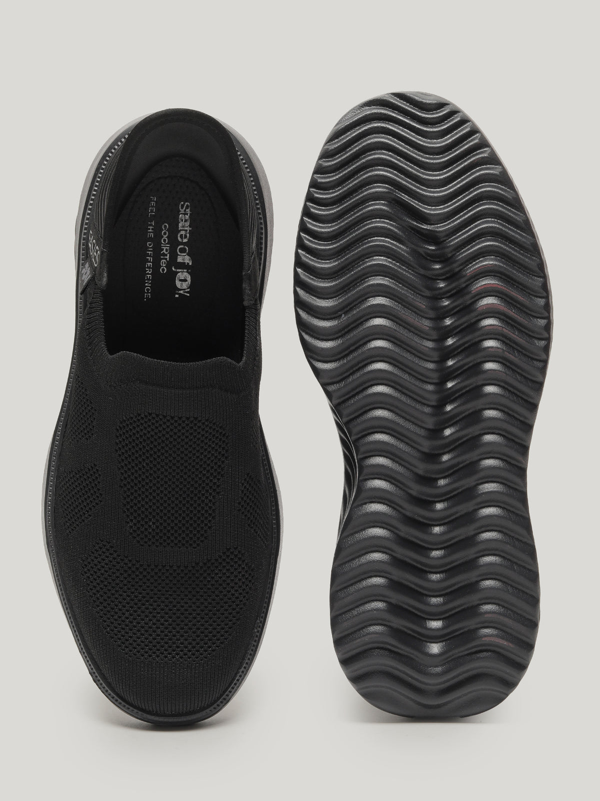 JM112 - Men's Slip-In Shoes Black