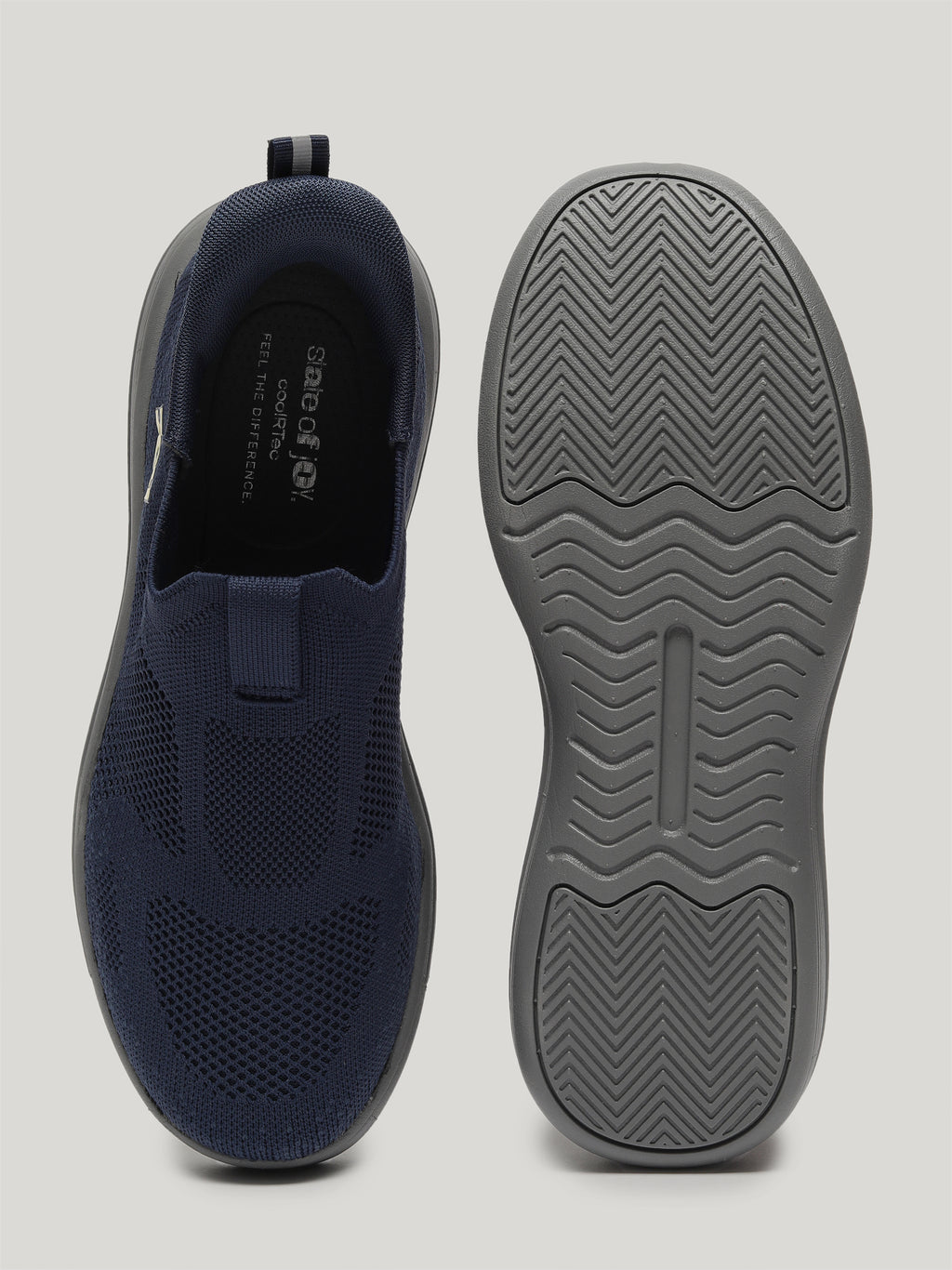 JM108 - Men's Slip On Shoes Navy