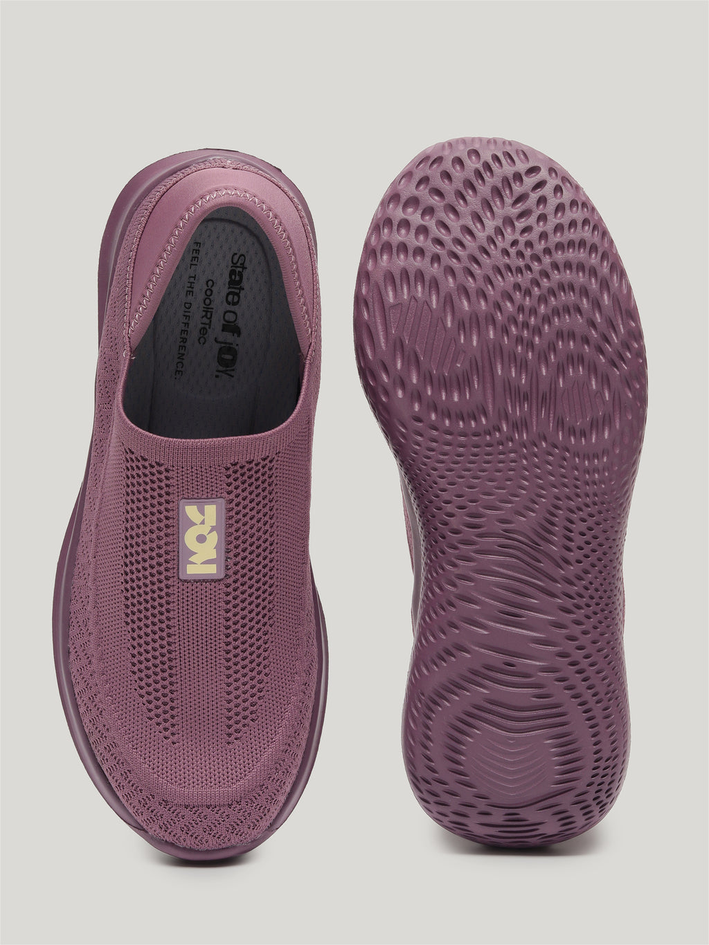 JW105 - Women's Slip On Shoes Mauve