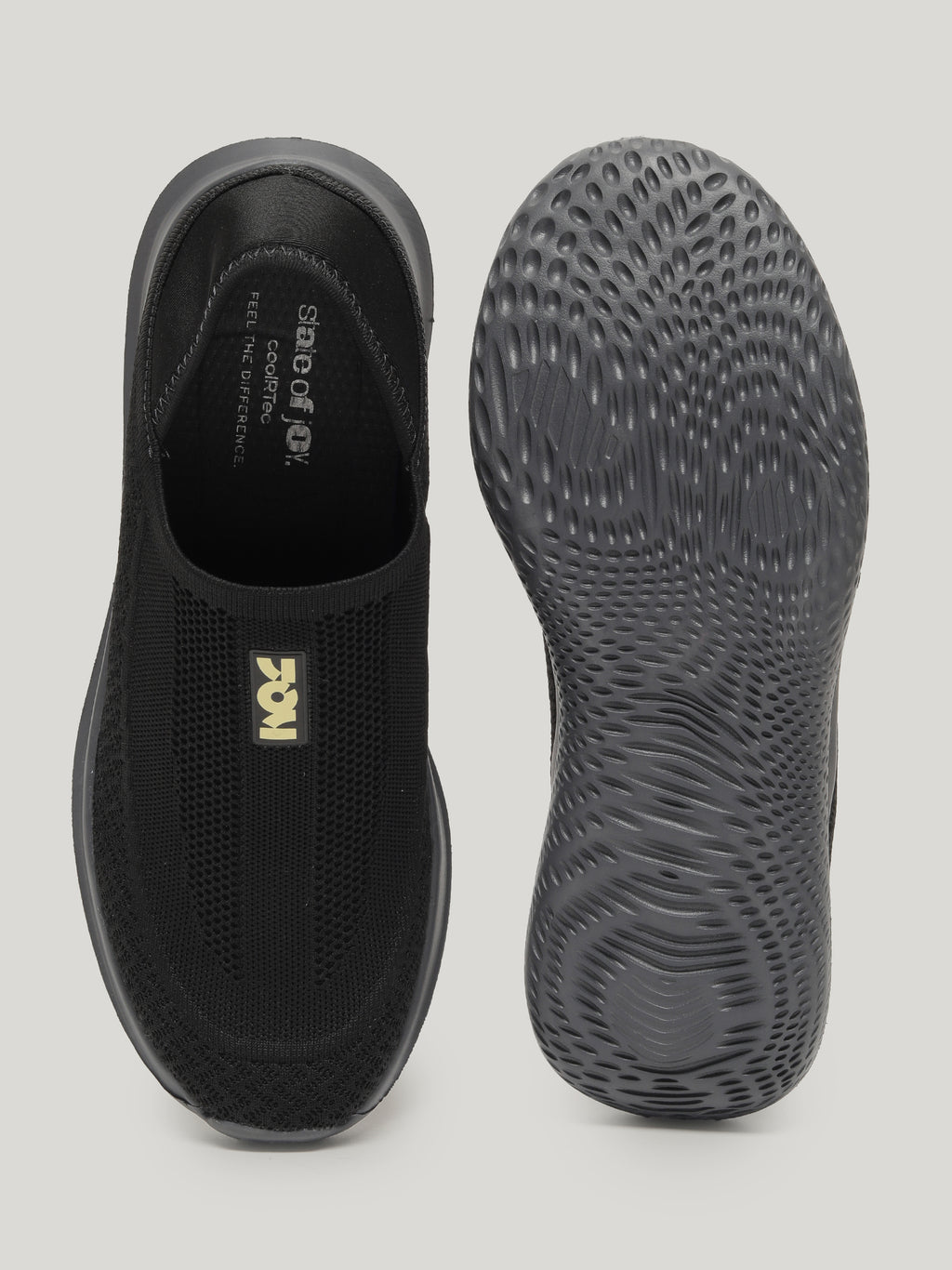JM105 - Men's Slip On Shoes Black