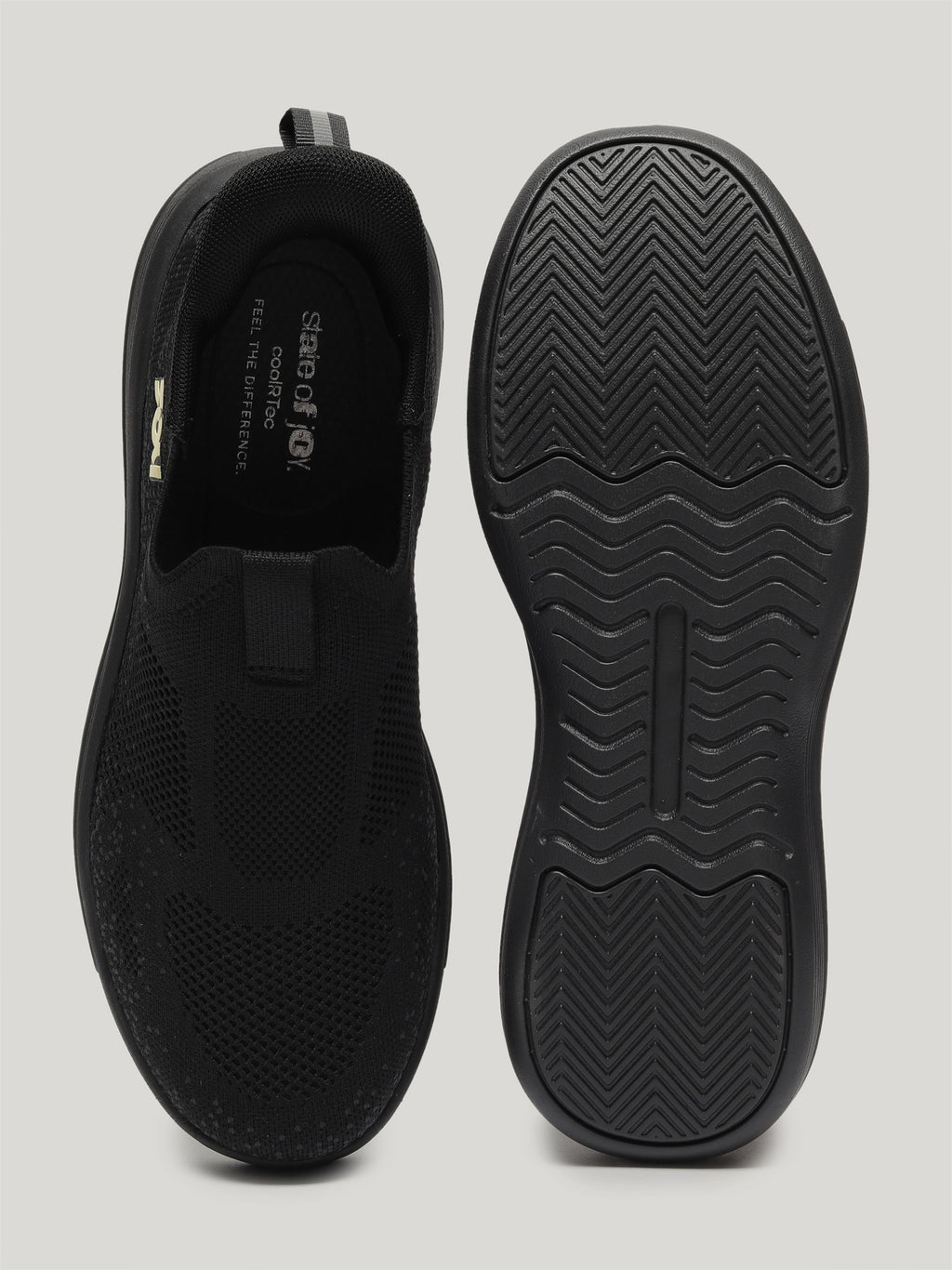 JM108 - Men's Slip On Shoes Black