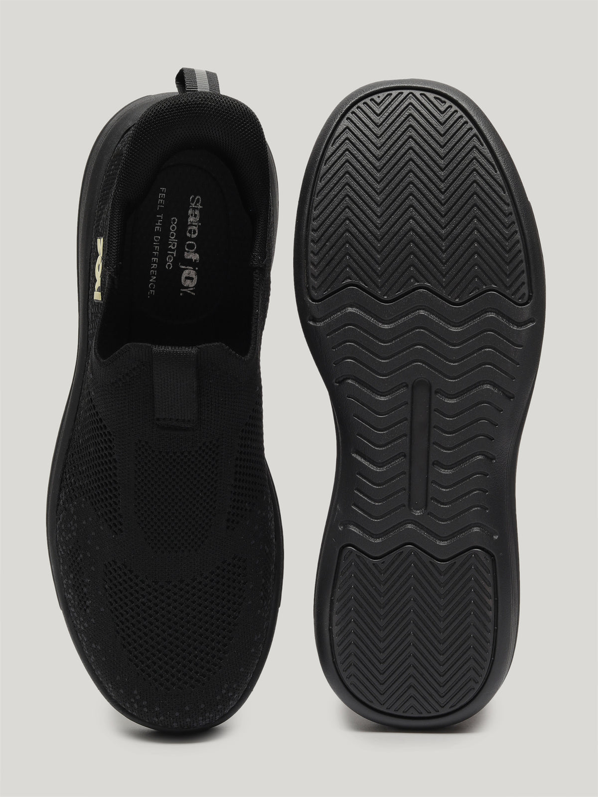 JM108 - Men's Slip On Shoes Black