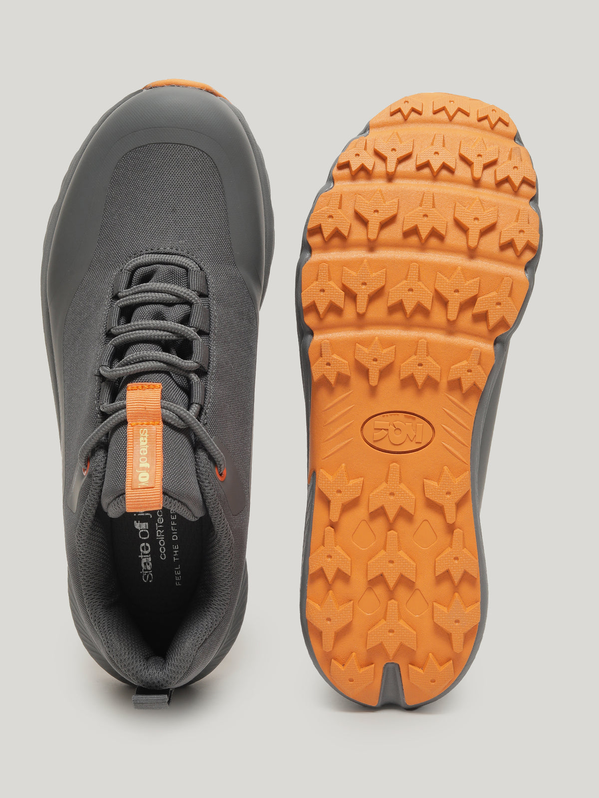 JMM005 - Men's Lace Up Shoes Dark Grey