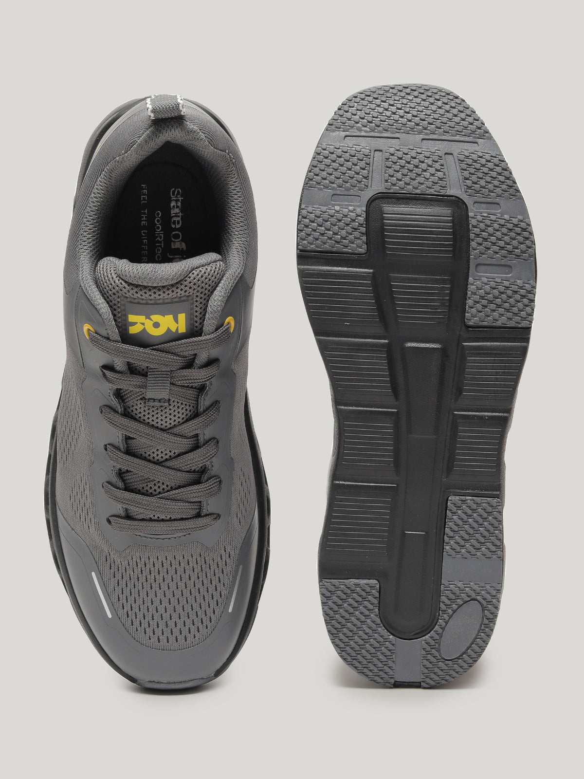 JM090 - Men's Lace Up Shoes Charcoal