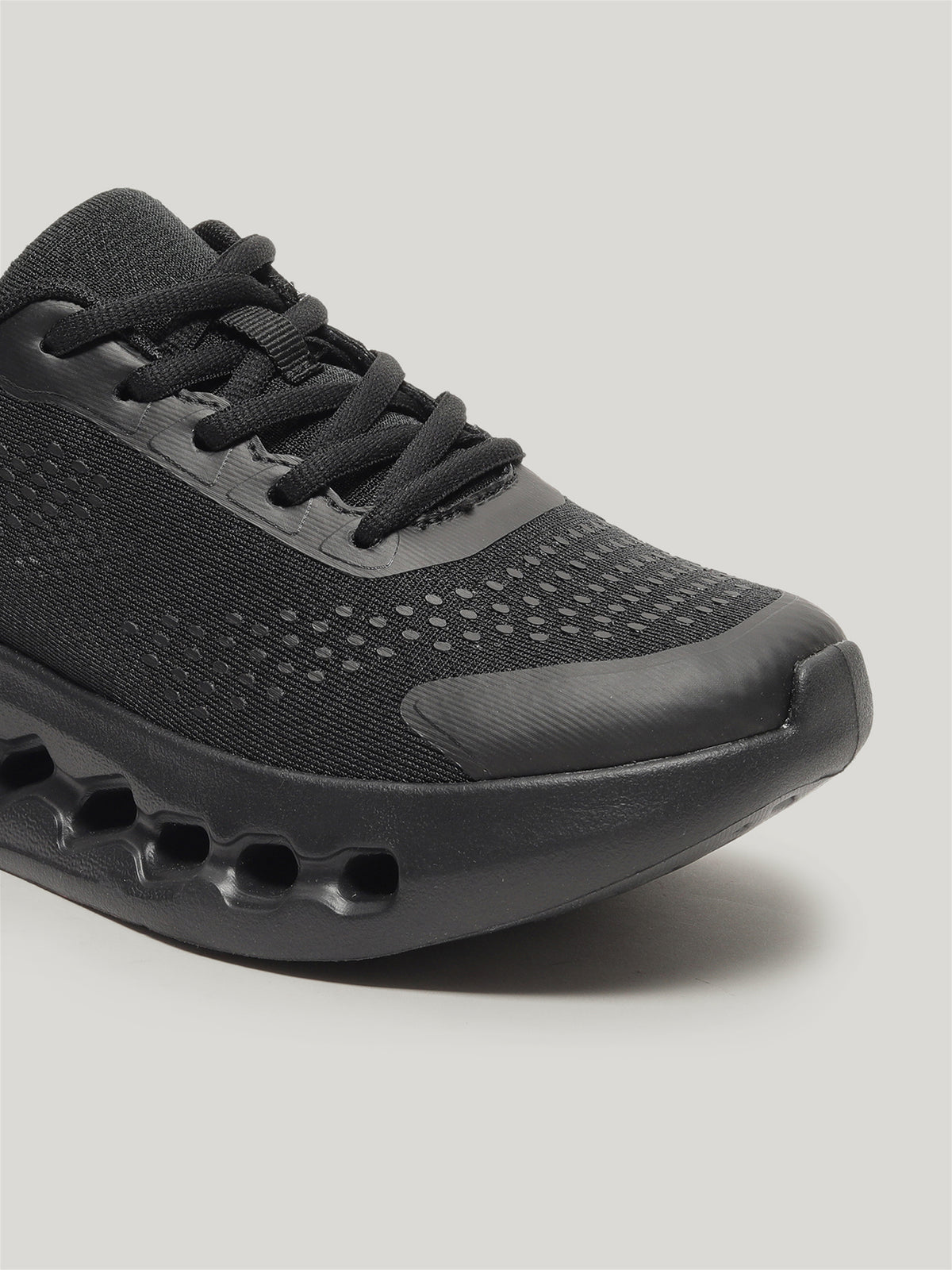 JW092 - Women's Lace Up Shoes Full Black