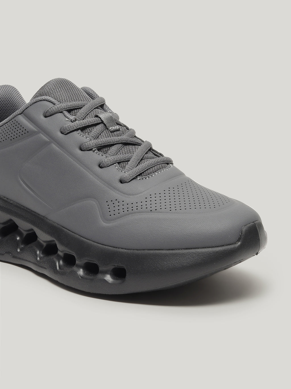 JM093 - Men's Lace Up Shoes Dark Grey