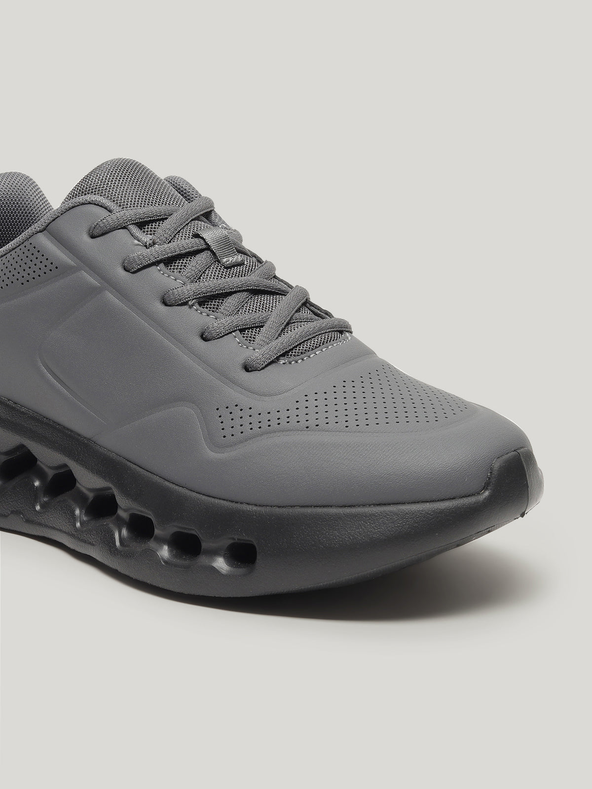 JM093 - Men's Lace Up Shoes Dark Grey