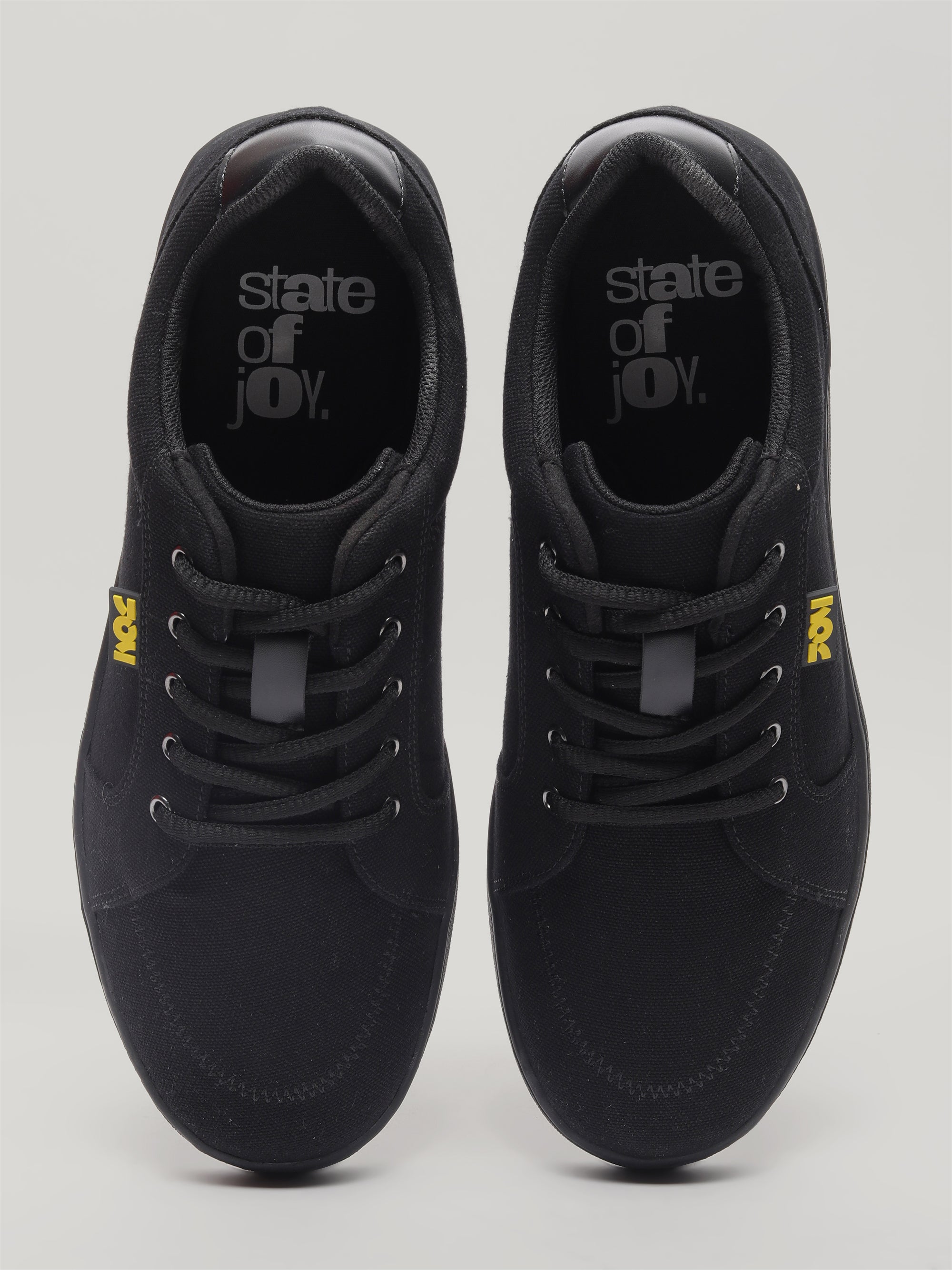 JM078 - Men's Canvas Shoes Black
