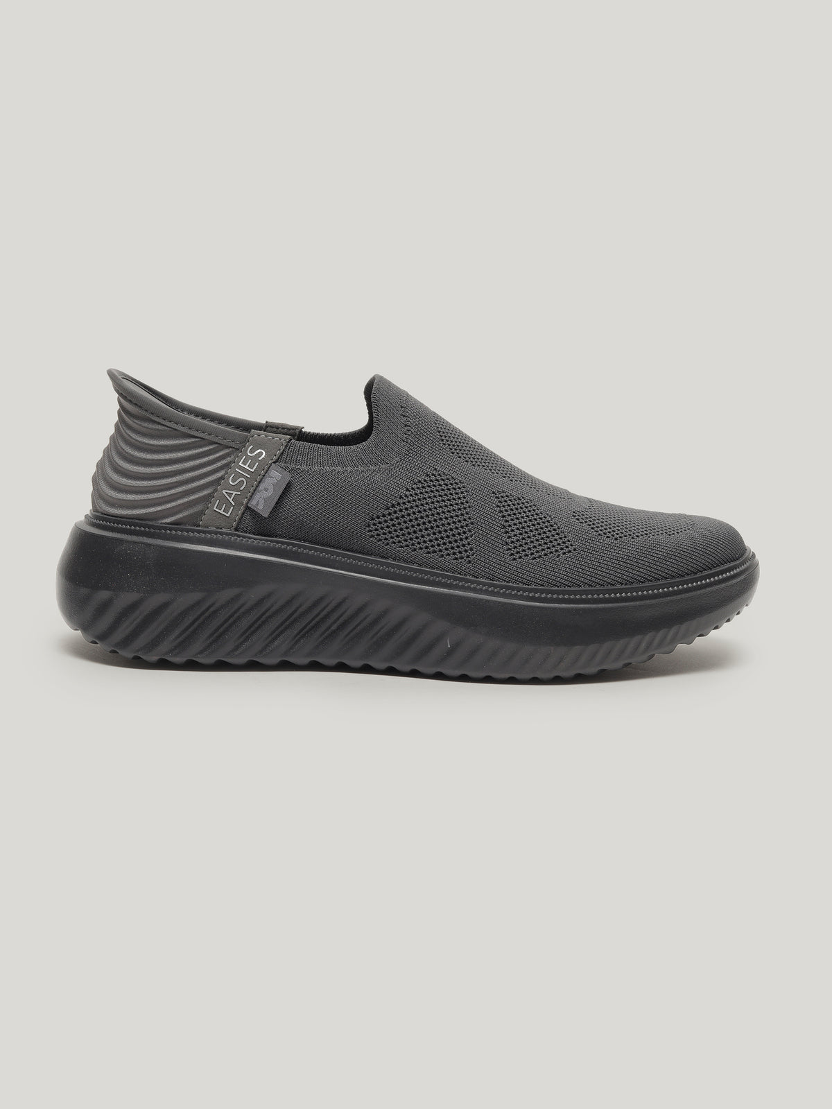 JM112 - Men's Slip-In Shoes Charcoal