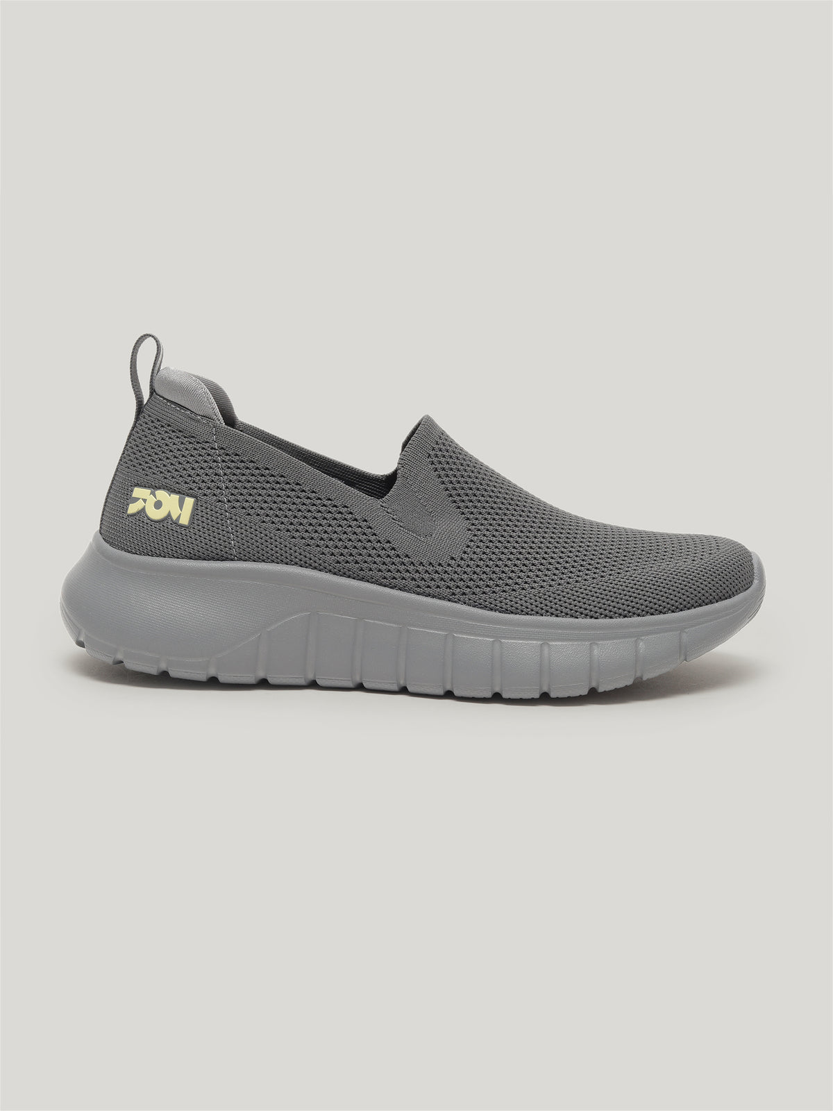 JW099 - Women's Slip On Shoes Dark Grey