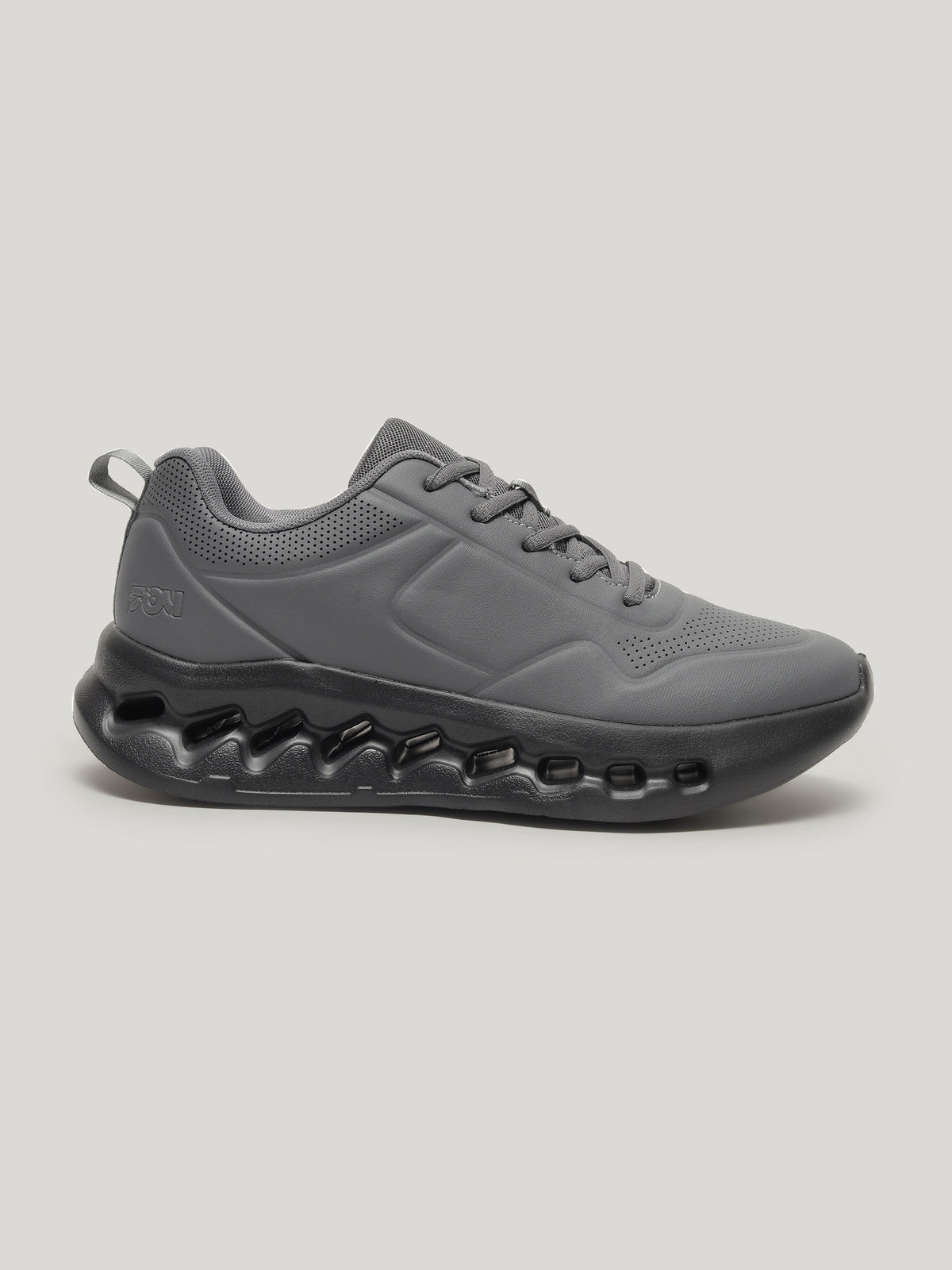 JM093 - Men's Lace Up Shoes Dark Grey