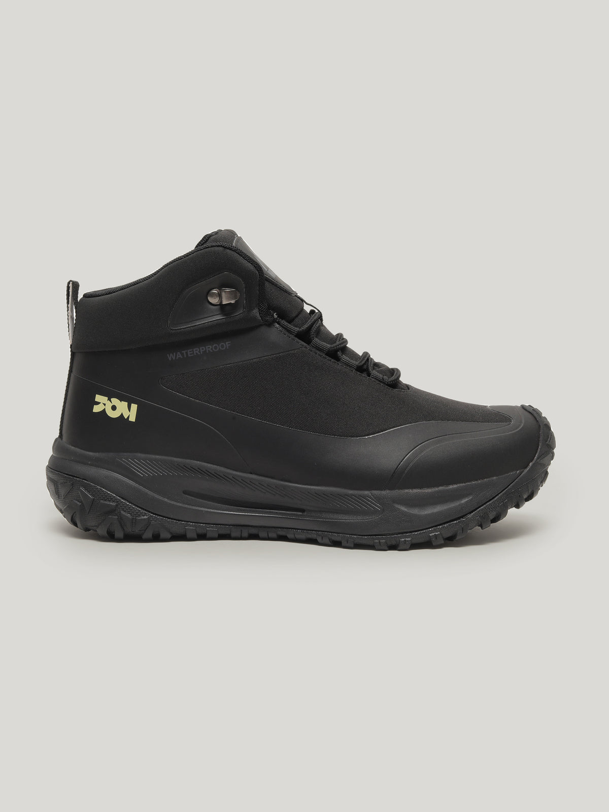 JMM003 - Men's Lace Up High Cut Boots Black