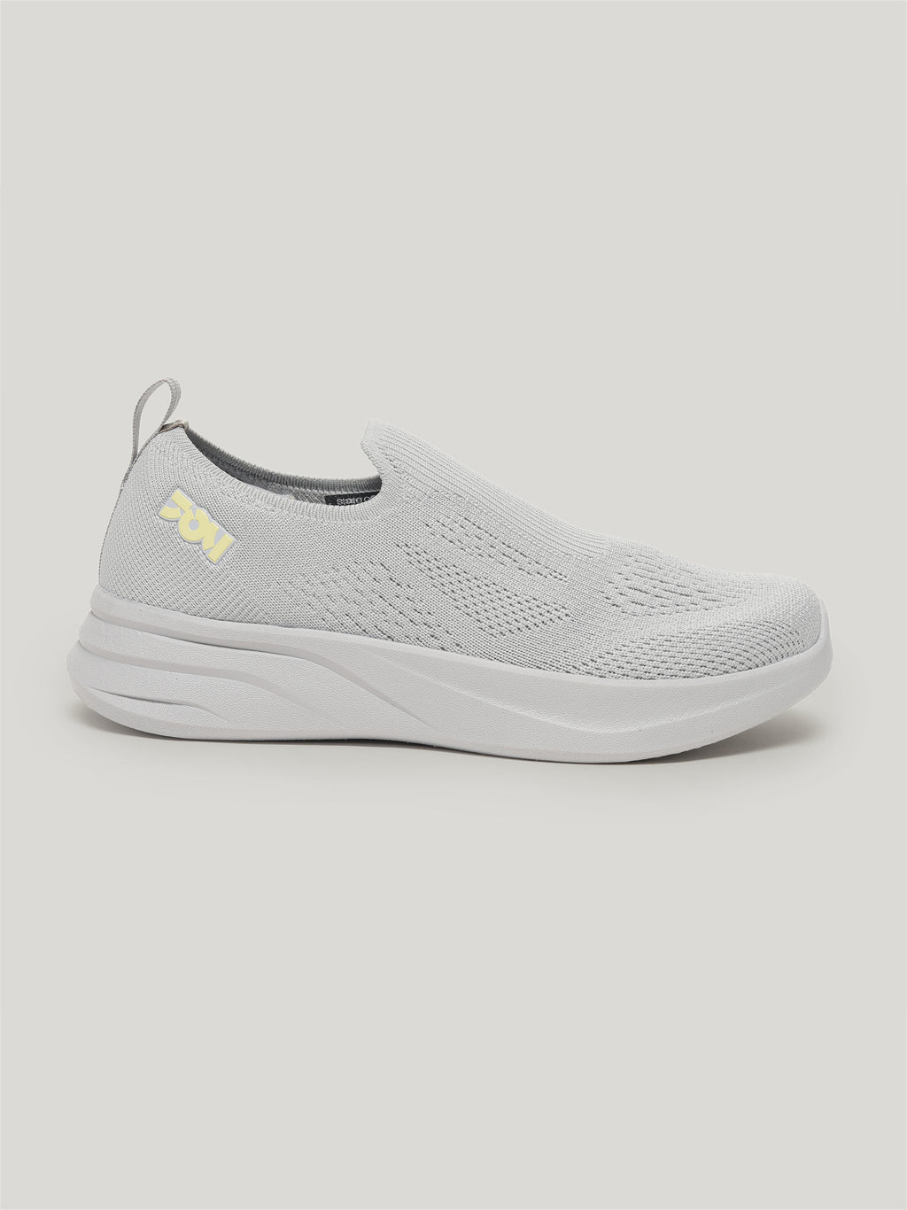 JW104 - Women's Slip On Shoes Light Grey