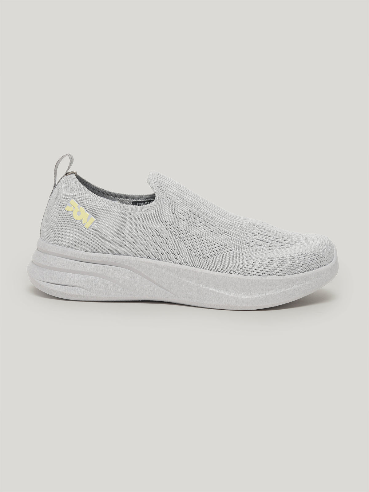 JW104 - Women's Slip On Shoes Light Grey