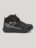 JMM006 - Men's Lace Up High Cut Boots Black