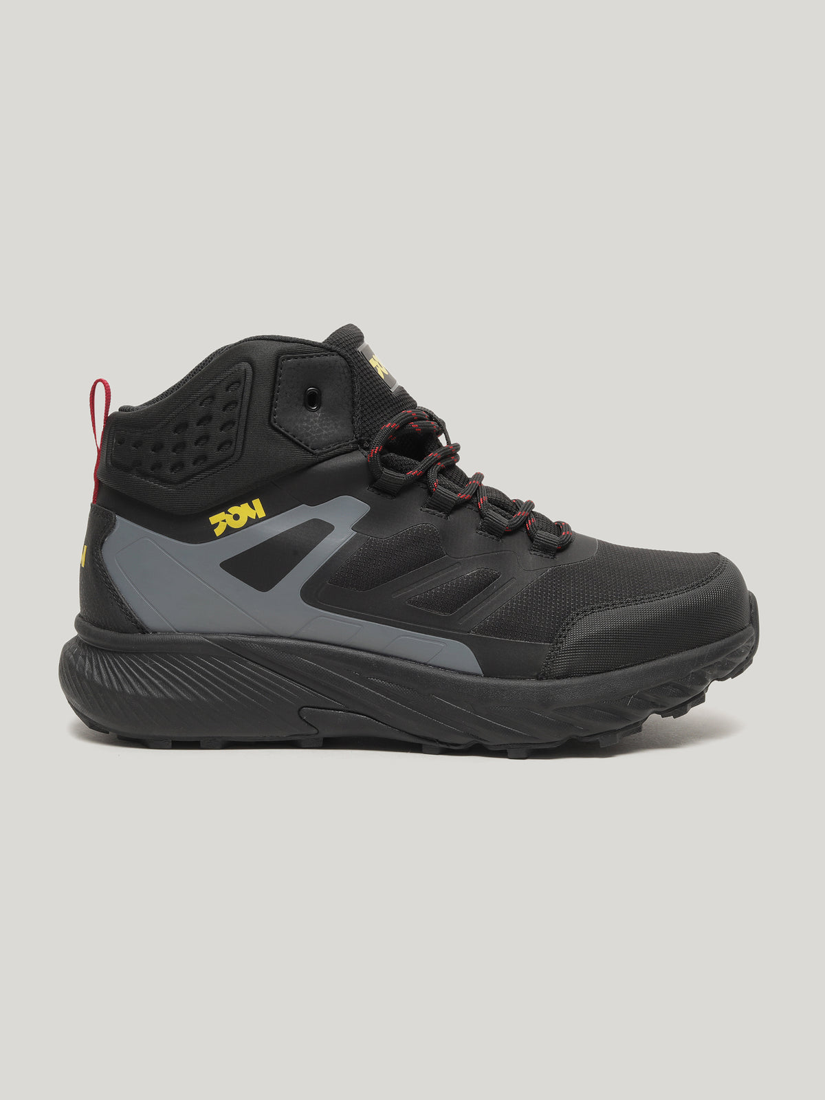 JMM006 - Men's Lace Up High Cut Boots Black