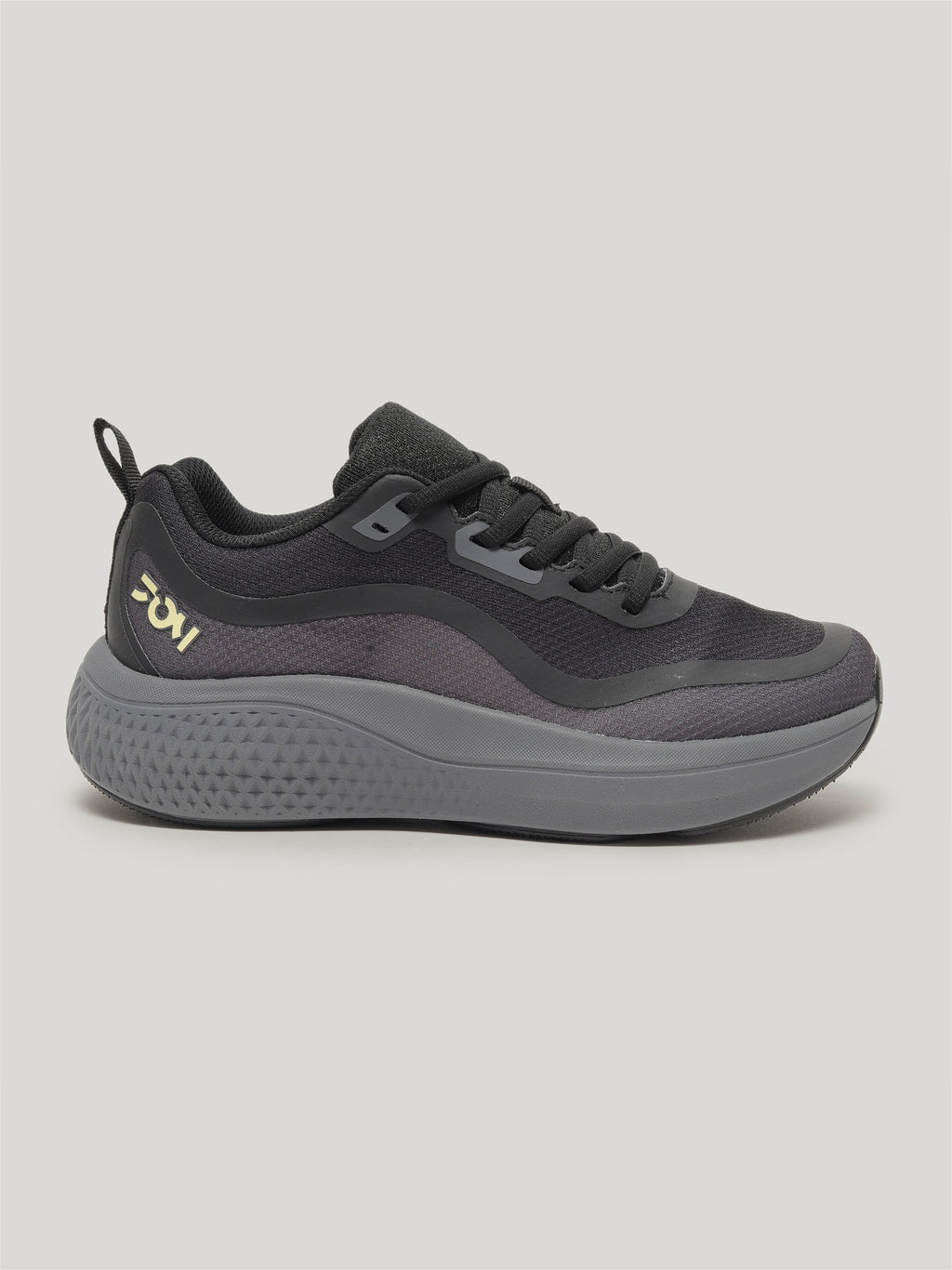 JW097 - Women's Lace Up Shoes Black