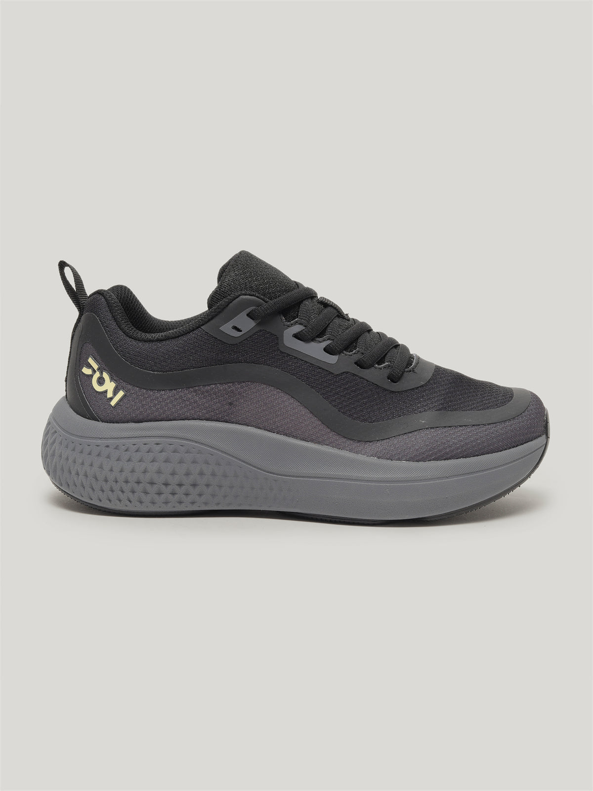 JW097 - Women's Lace Up Shoes Black