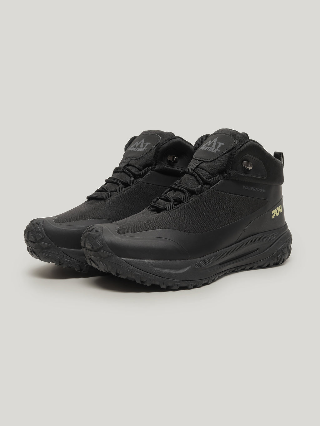 JMM003 - Men's Lace Up High Cut Boots Black
