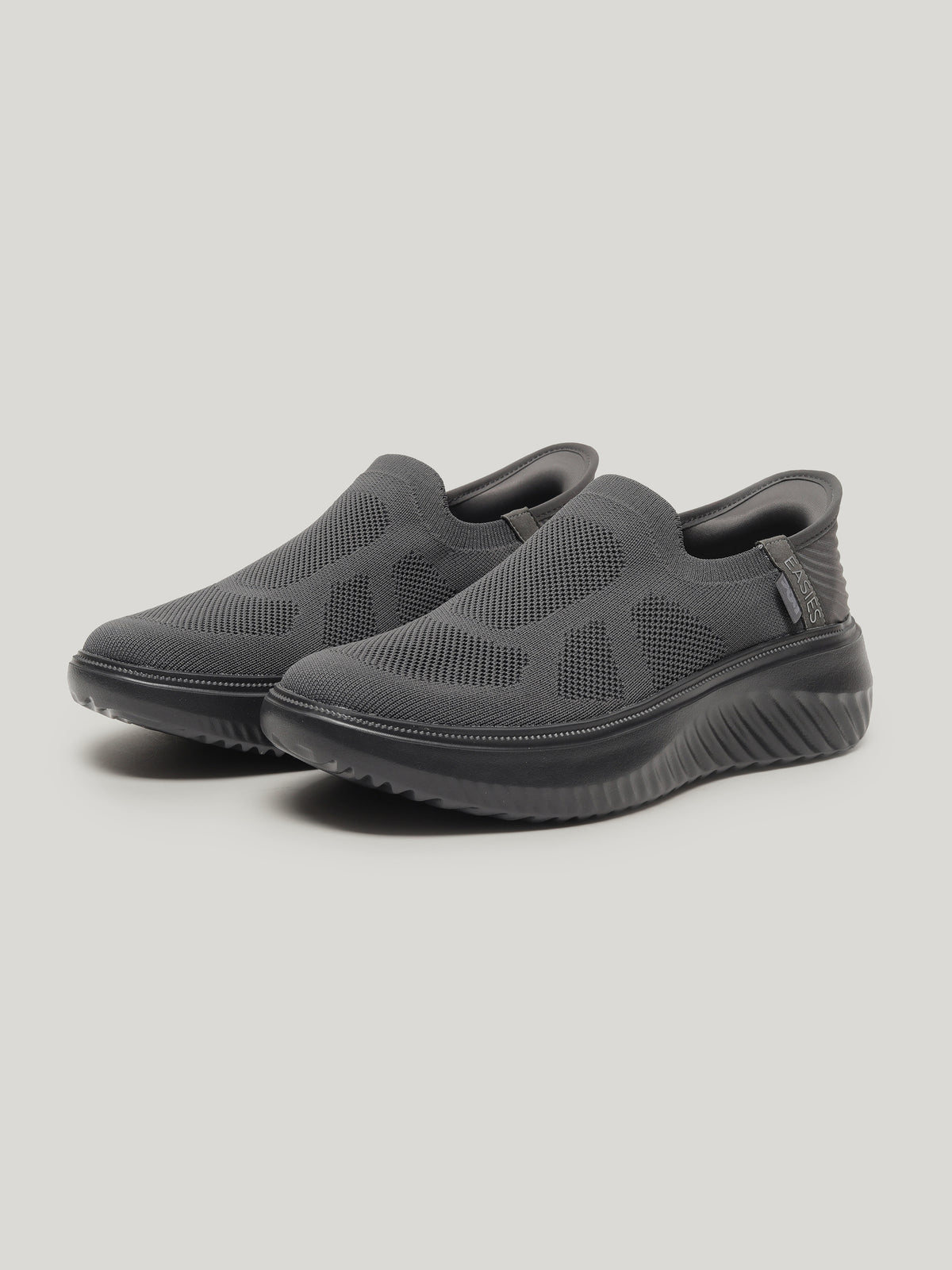 JM112 - Men's Slip-In Shoes Charcoal