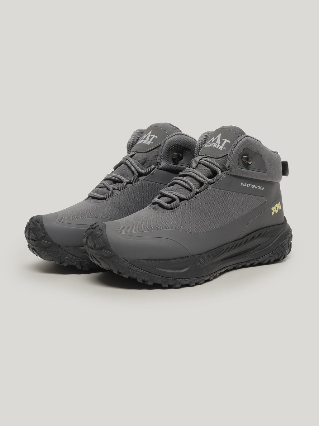JMM003 - Men's Lace Up High Cut Boots Dark Grey